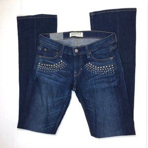 Elizabeth and James Embellished Tyler Bootcut Jeans sz 26